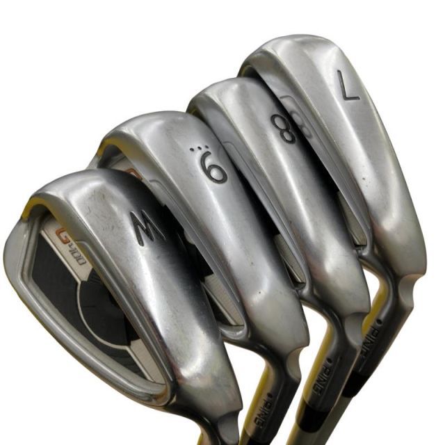 【中古】 ピン G400 6S アイアンセット IR 純正特注シャフト (フレックスS) メンズ 男性用 右利き 右用 Cランク ゴルフクラブ