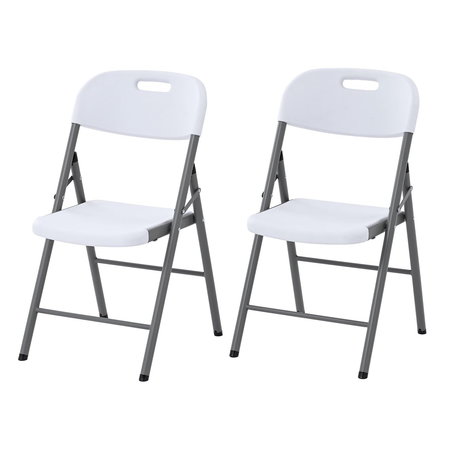 ガーデンマスター(Gardenmaster) 会議用チェア 2脚 セット 折り畳み 樹脂製 屋内外使用可能 背もたれ 軽量 省スペース 取っ手付き パイプ椅子 オフィス アウトドア 受付 イベント LCC-47(WH) 9,379円