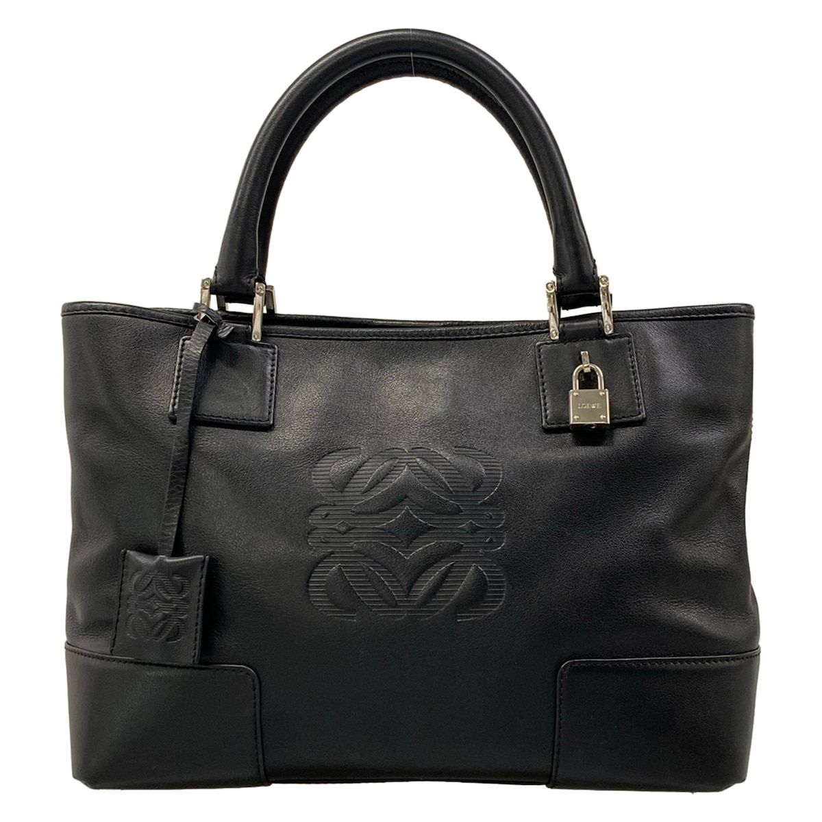 LOEWE(ロエベ) トートバッグ アメ 黒 レザー