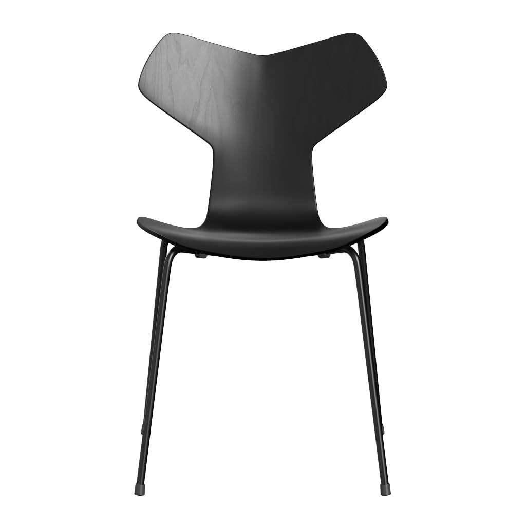 フリッツ・ハンセン 【日本正規品】 グランプリチェア ブラック粉体塗装 43cm カラードアッシュ/ブラック GRAND PRIX-3130