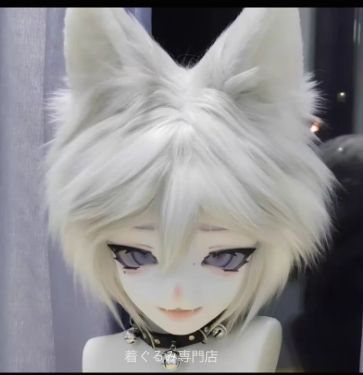 犬　猫　着ぐるみ ヘッド全頭　ヘッド ケモノ ファースーツ ぬいぐるみ コスプレ コスチューム Kurumi 一点物 C226
