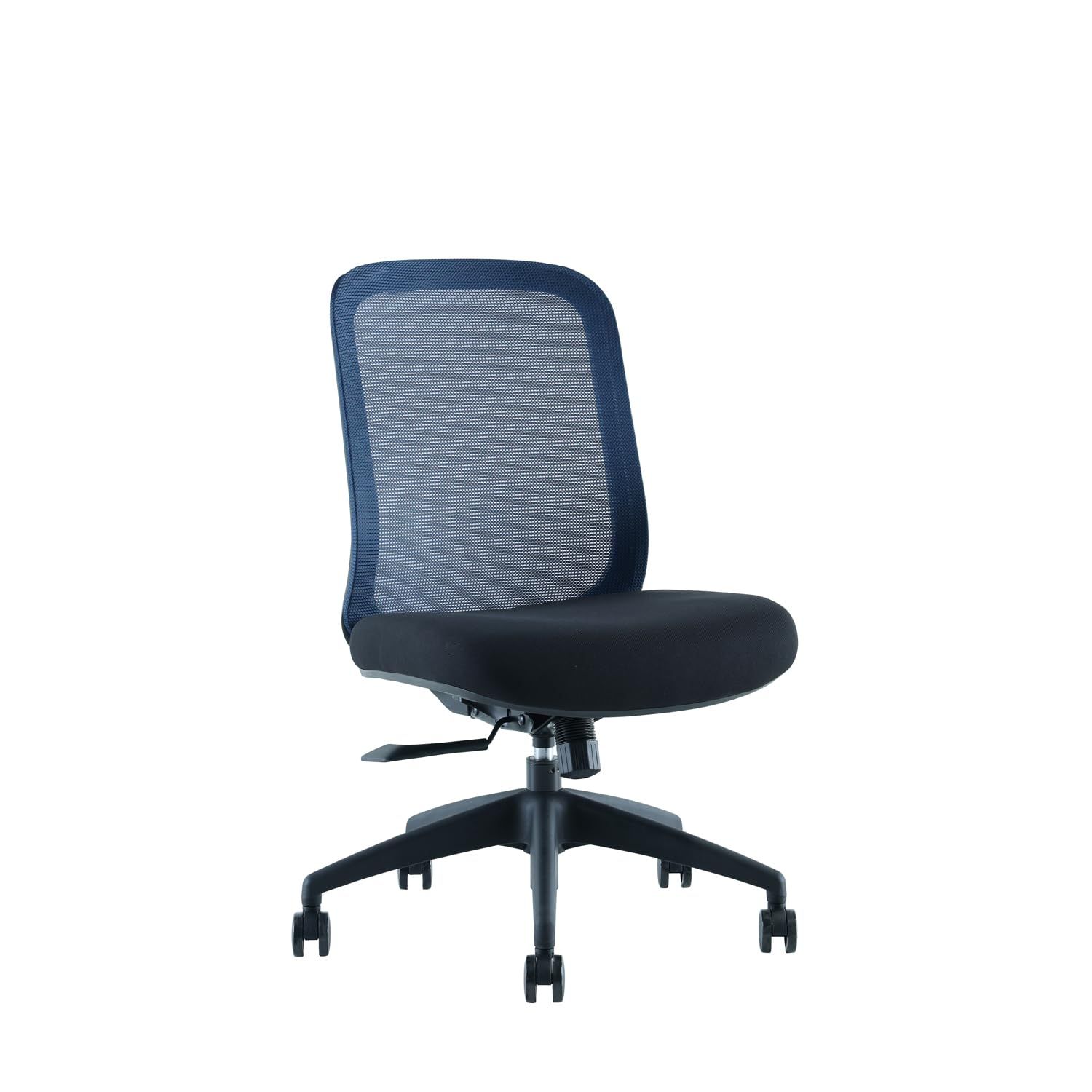 関家具 オフィスチェア デスクチェア メッシュ ネイビー ヘッドレストなし マイク 393452