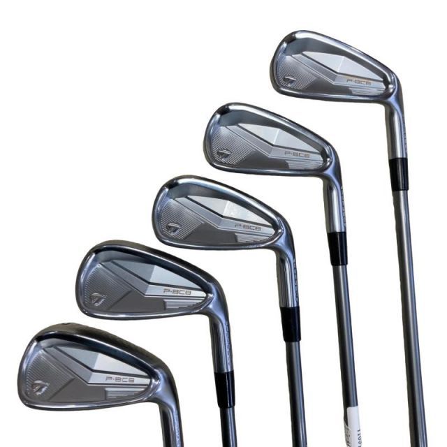 【中古】 テーラーメイド Taylor Made P・8CB(2025) 5S アイアンセット IR 純正特注シャフト (フレックスR) メンズ 男性用 右利き 右用 Cランク ゴルフクラブ