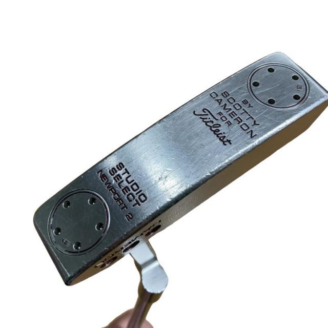 【中古】 タイトリスト SCOTTY CAMERON STUDIO SELECT NEWPORT 2 34インチ(15g) パター PT スチール (フレックスその他) メンズ 男性用 右利き 右用 Cランク ゴルフクラブ
