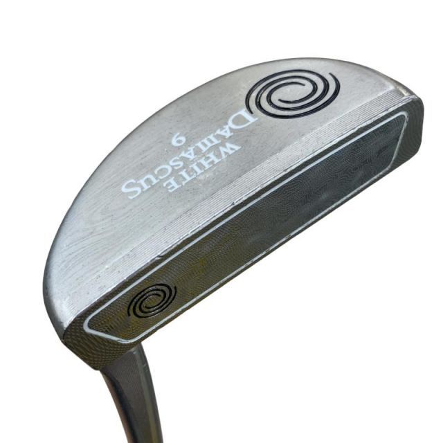 【中古】 オデッセイ WHITE DAMASCUS #9 34インチ パター PT スチール (フレックスその他) メンズ 男性用 右利き 右用 Dランク ゴルフクラブ