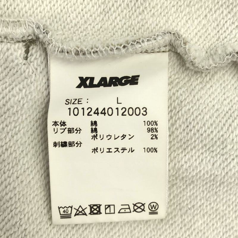 中古】X-LARGE マルチロゴ ジップアップフーデッド サイズL エクストラ