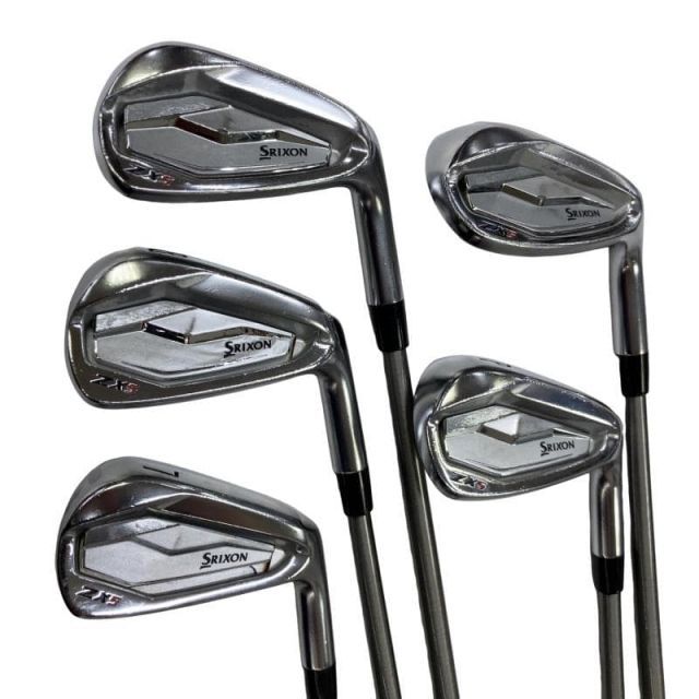 中古】 ダンロップ SRIXON ZX5 8S アイアンセット IR 純正特注シャフト