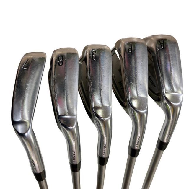 中古】 ダンロップ SRIXON ZX5 8S アイアンセット IR 純正特注シャフト