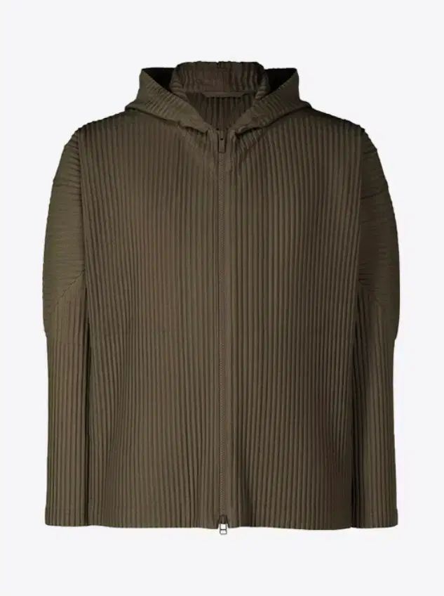 HOMME PLISSÉ 25年6月 フードジップアップ (マッドカラー) サイズ4