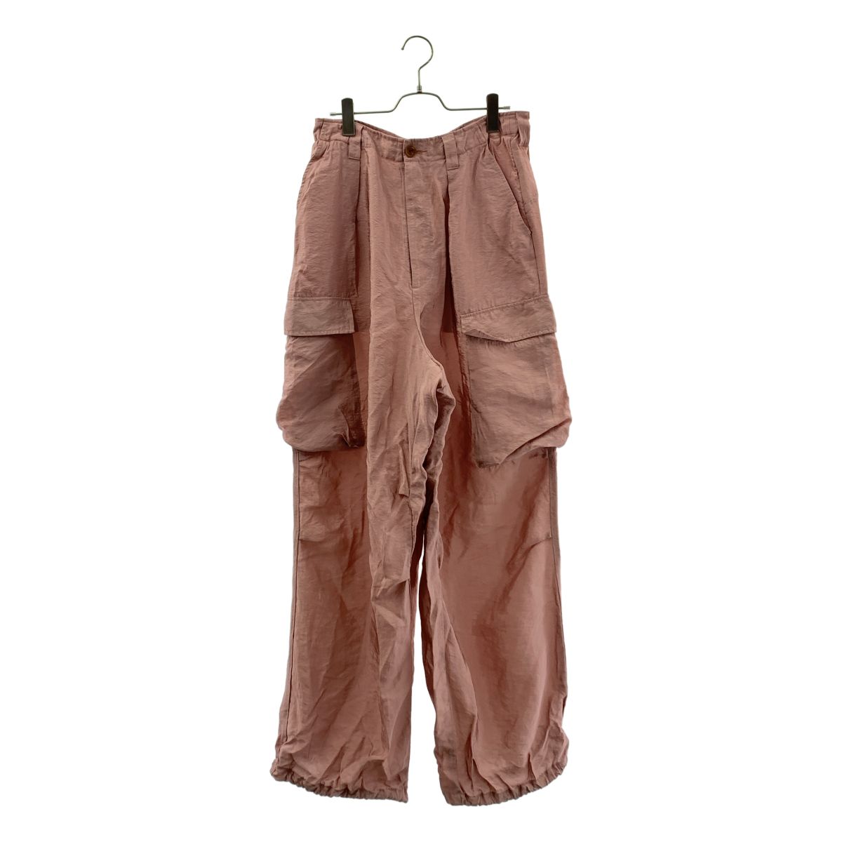 EDIFICE / エディフィス | 2024SS | Hedie.+ / エディークロス / Cargo Pocket Parashoot Pants カーゴポケット パンツ | S | ペールピンク | メンズ