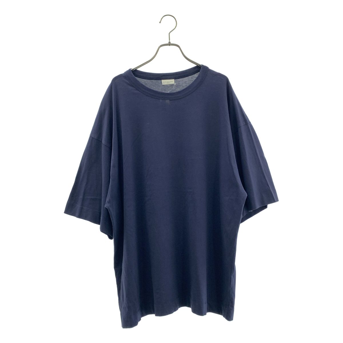 DRIES VAN NOTEN / ドリスヴァンノッテン | オーバーシルエット Tシャツ カットソー | M | ネイビー | メンズ