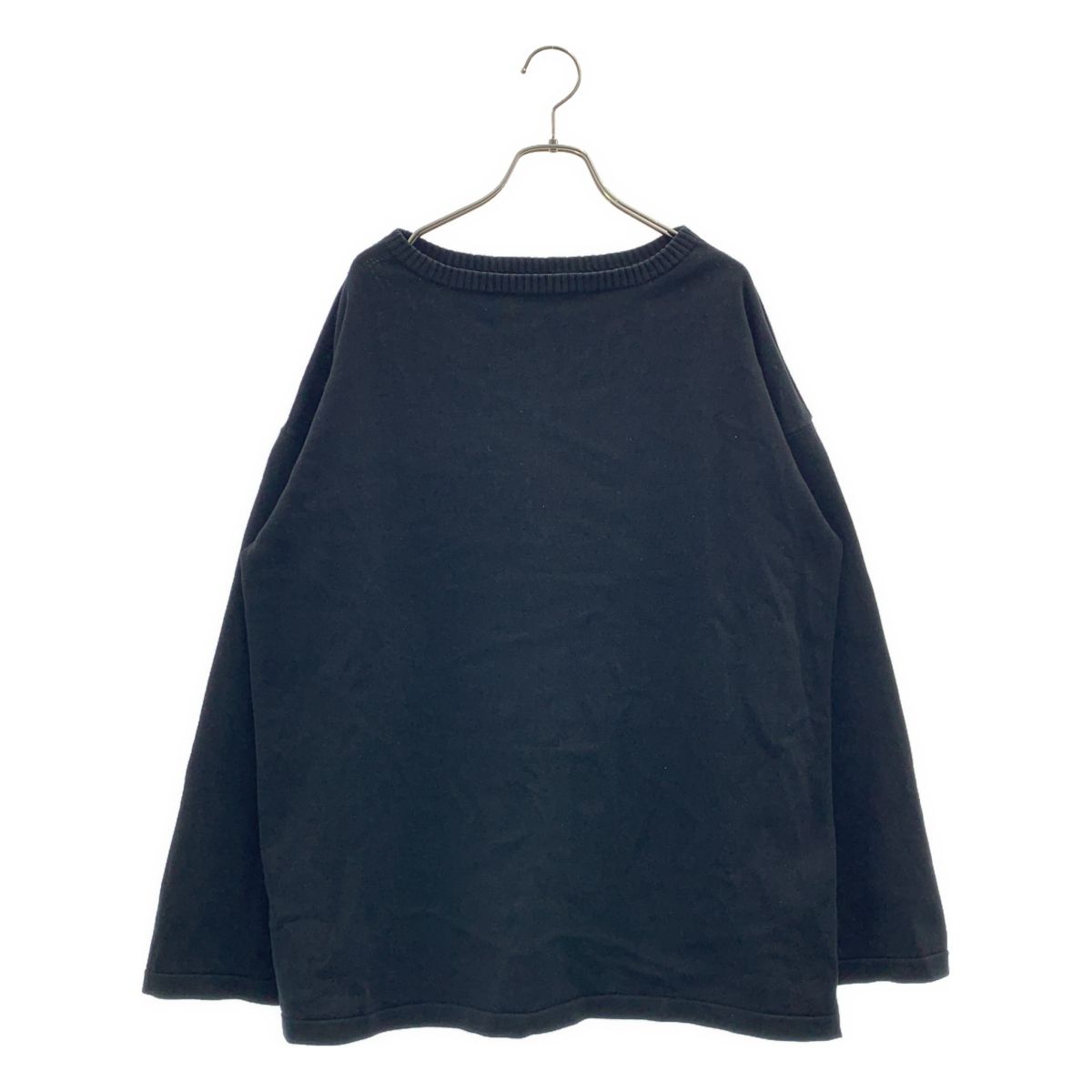 ANDERSEN-ANDERSEN / アンデルセンアンデルセン | コットン ロングスリーブ カットソー | XL | ブラック | メンズ