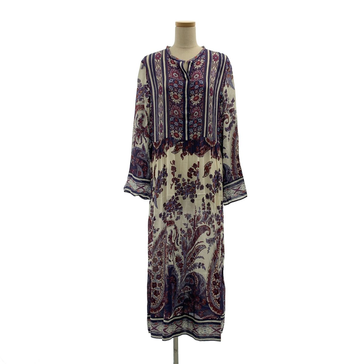 ISABEL MARANT ETOILE / イザベルマランエトワール | レーヨン 総柄 ワンピース | 2 | マルチカラー | レディース