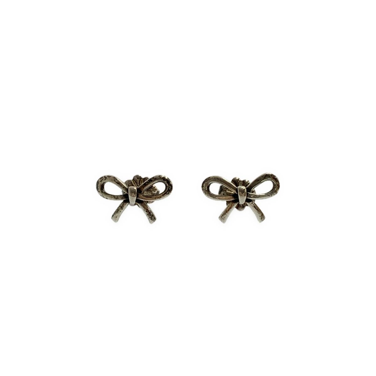 Tiffany & Co / ティファニー | ボウ リボン ピアス リボンモチーフ / sv925 | シルバー | レディース