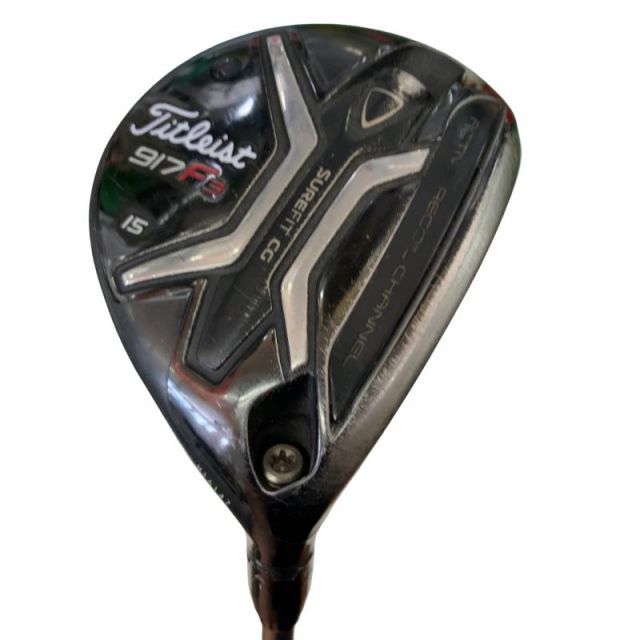 【中古】 タイトリスト 917 F3 15° フェアウェイウッド FW Tour AD TP-6 (フレックスS) メンズ 男性用 右利き 右用 Cランク ゴルフクラブ