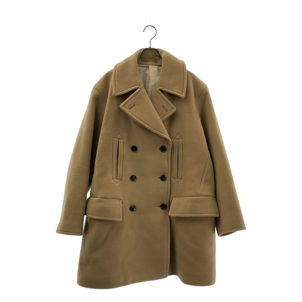 YLEVE / イレーヴ | WOOL MOSSER PEA COAT ウール コート | 1