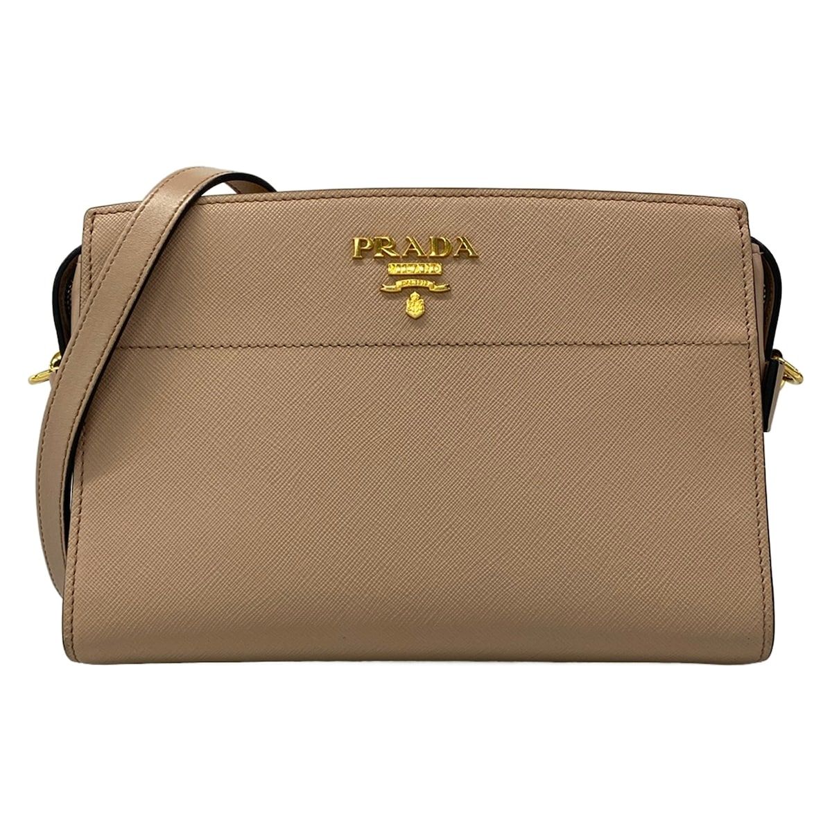 PRADA(プラダ) ショルダーバッグ - ベージュ