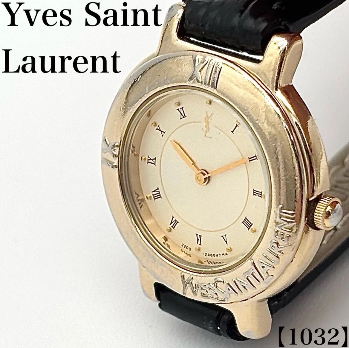イヴ・サンローラン  クォーツ 2200 美品 可動品 稼働品 Working item イヴサンローラン Yves Saint Laurent 腕時計