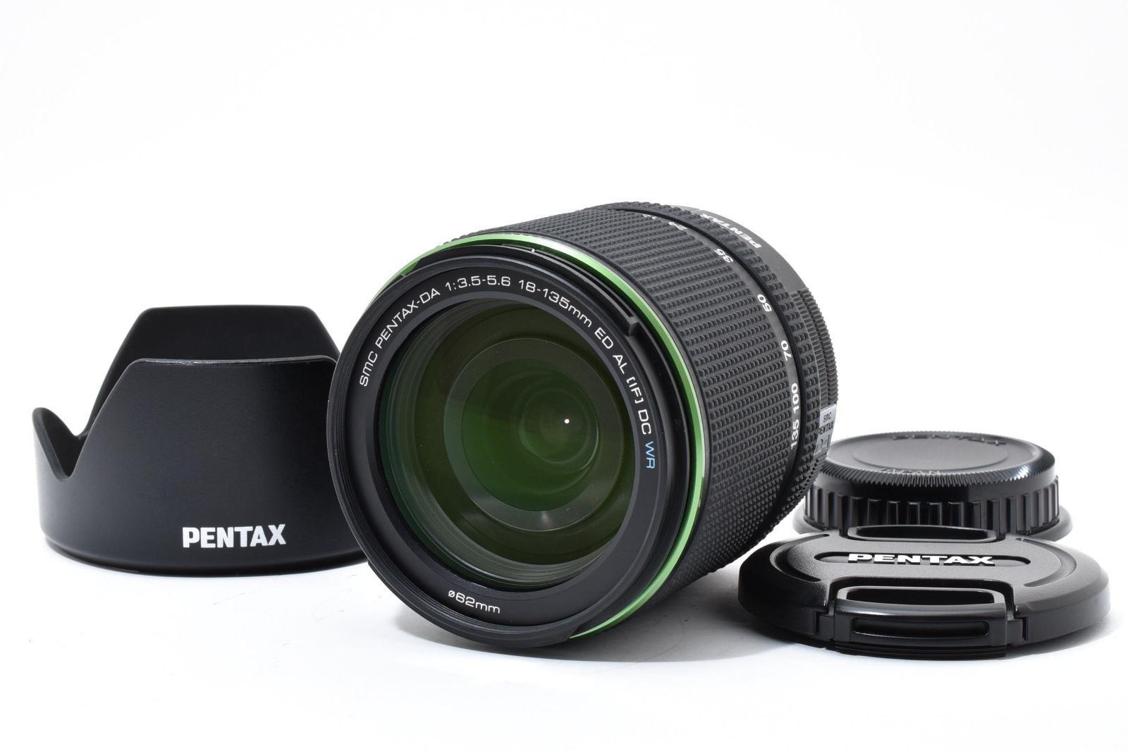 ★光学極上★ ペンタックス SMC PENTAX-DA 18-135mm F3.5-5.6 ED AL [IF] DC WR 《フード・前後キャップ付！》★完動品★ #A605083