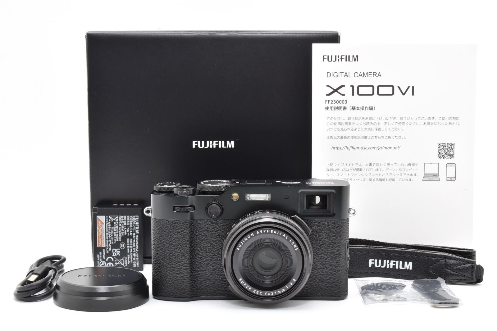 ☆超極上☆ フジフイルム FUJIFILM X100VI ブラック 多言語モデル
