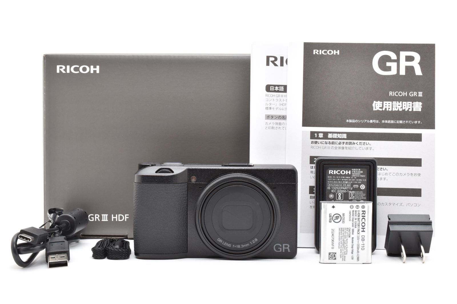 ★新品級★ リコー RICOH GR III HDF 《ショット数30回・元箱付・付属品多数！》★完動品★ #A604029