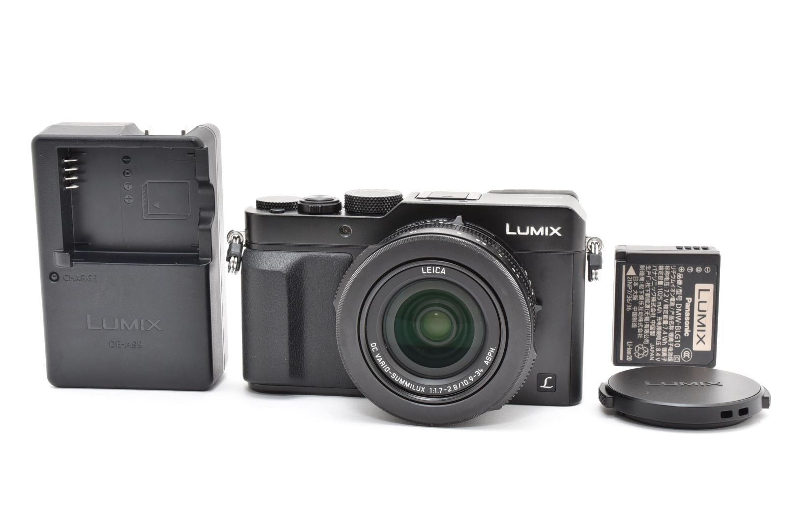 ★レンズ光学極上★ パナソニック Panasonic LUMIX LX100 DMC-LX100-K ブラック ショット数3185回・バッテリー・充電器付 #A604034