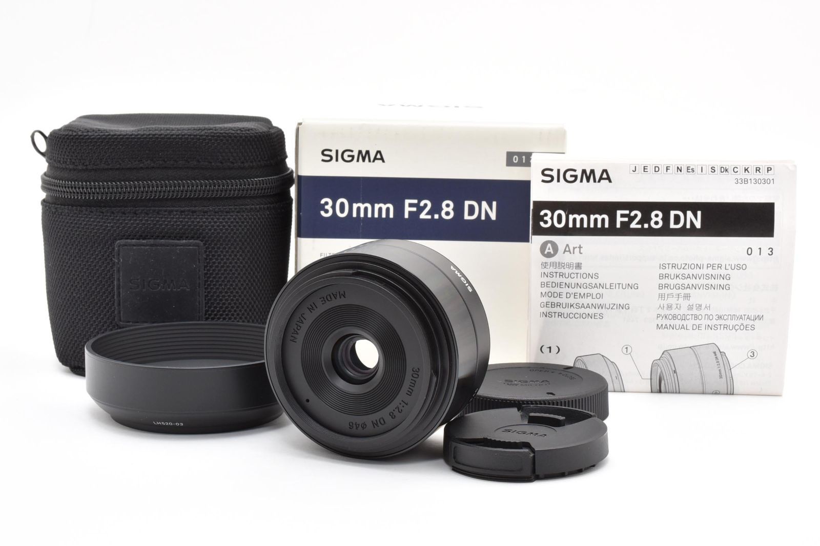 ★訳あり特上品★ シグマ SIGMA A 30mm F2.8 DN ブラック マイクロフォーサーズ 《元箱付・付属品多数!》ジャンク 現状品 #A604036