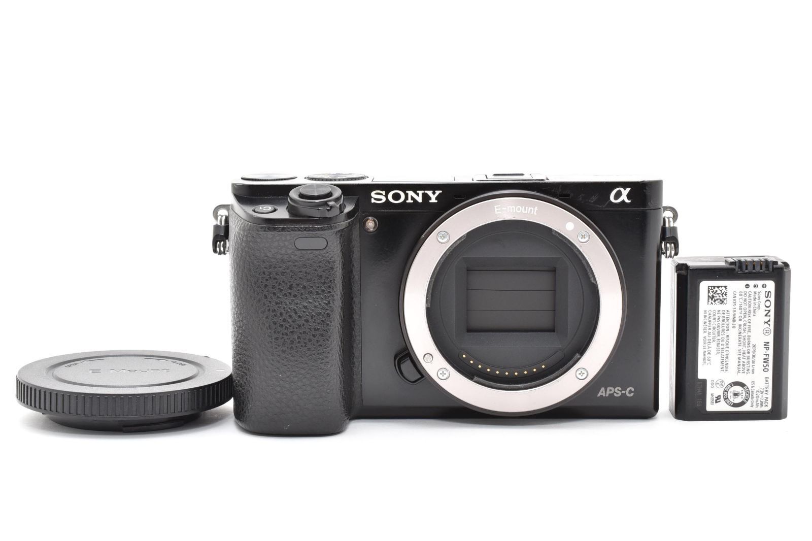 ★良品★ ソニー SONY α6000 ボディ ILCE-6000 B ブラック 《ショット数25090回・バッテリー付！》★完動品★ #A604046