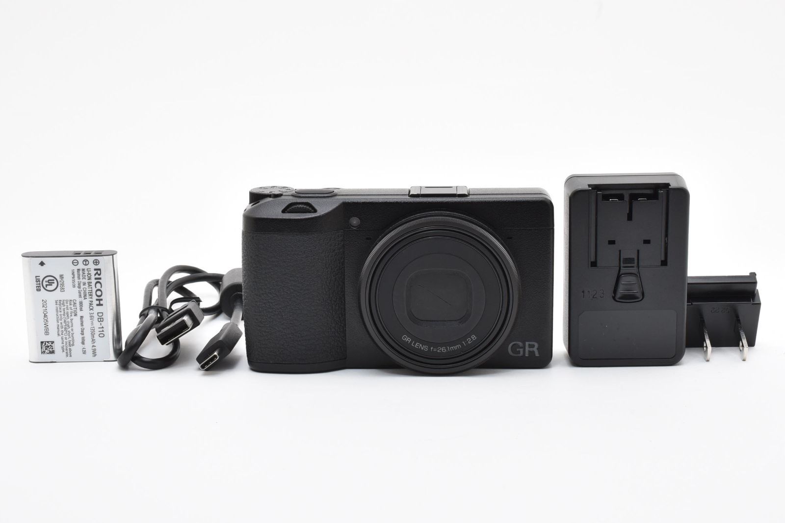 ★良品★ リコー RICOH GR IIIx 《ショット数5257回・バッテリー・充電器付！》★完動品★ #A604051