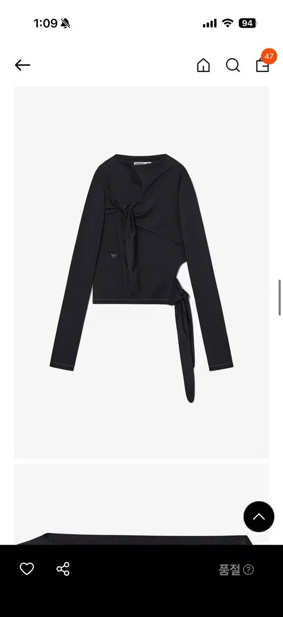 Open YY オープンワイワイ オープン トップス Open YY knot top