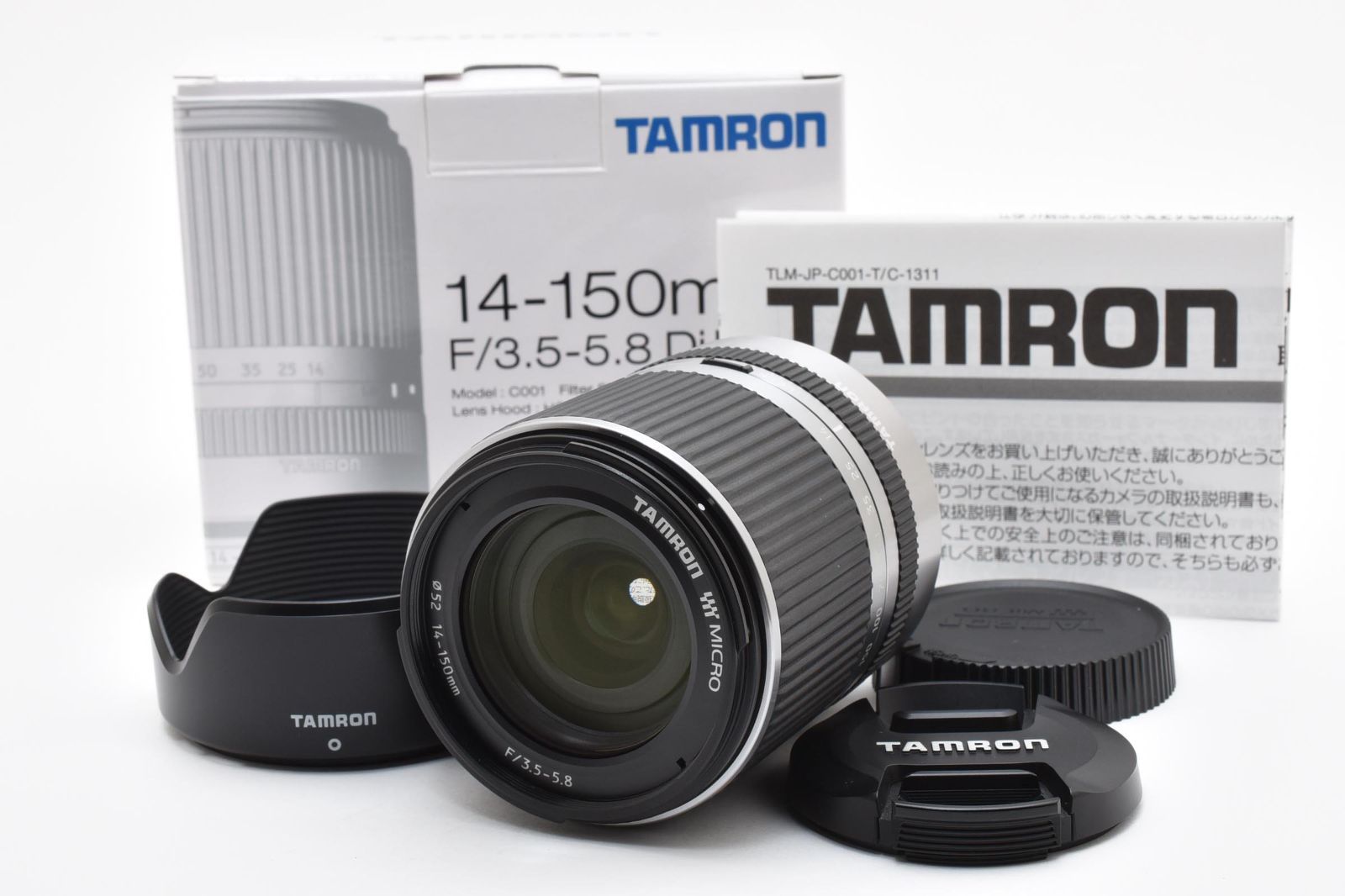 ★外観極上★ タムロン TAMRON 14-150mm F3.5-5.8 Di III C001SL シルバー マイクロフォーサーズ 元箱・付属品多数 完動品 #A604064