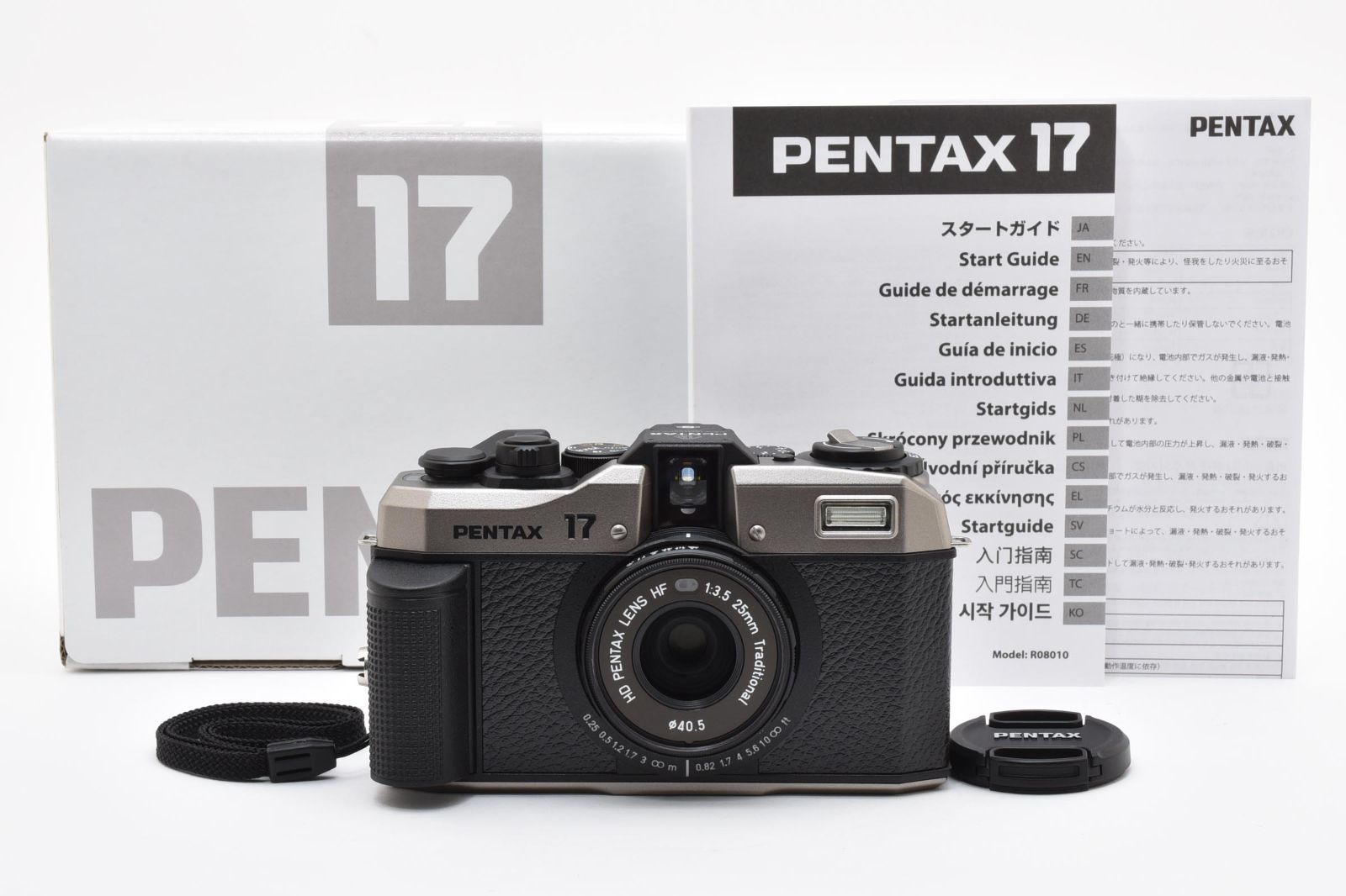 ★新品級★ ペンタックス PENTAX 17 ダークシルバー 《元箱付・付属品多数！》★完動品★ #A604068