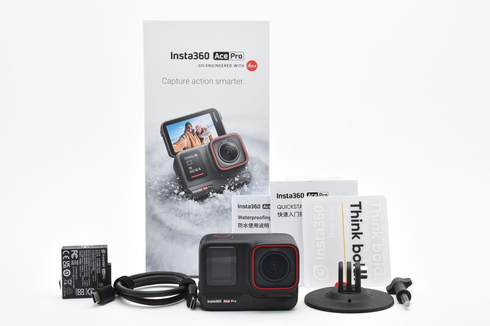 ★極上★ インスタサンロクマル Insta360 Ace Pro CINSAAJA 《元箱付・付属品多数！》★完動品★ #A605008