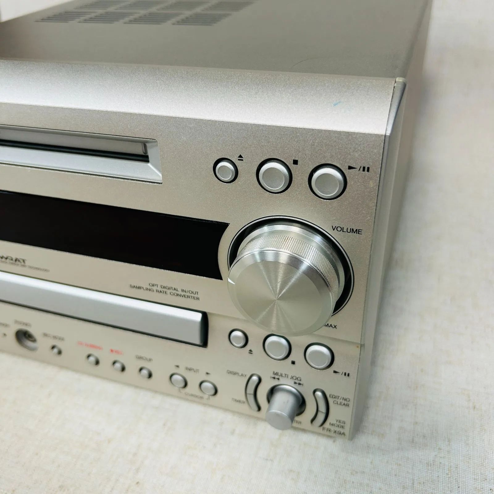 現状品】ONKYO オンキョー CD/MDチューナーアンプ FR-X9A【上位モデル