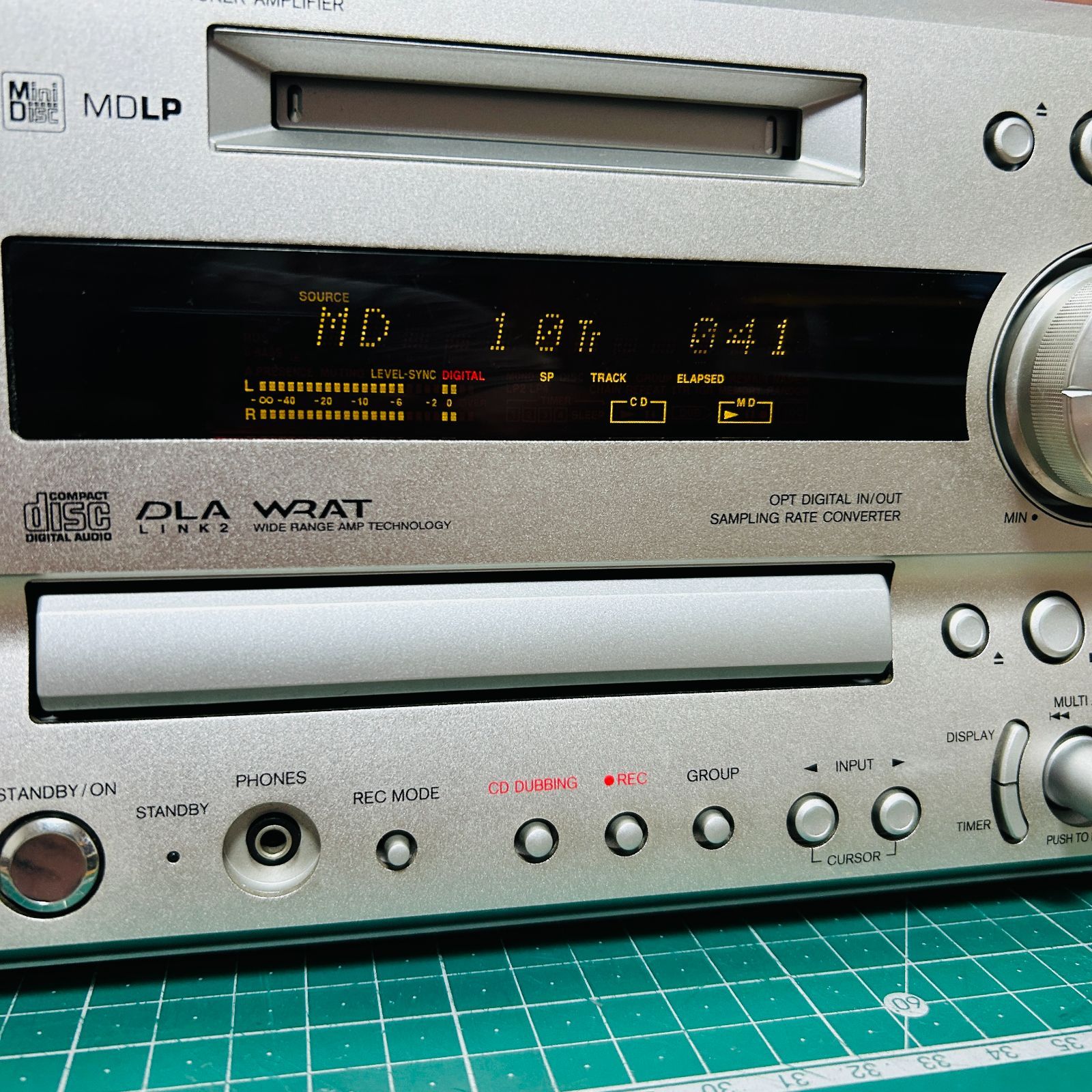 現状品】ONKYO オンキョー CD/MDチューナーアンプ FR-X9A【上位モデル】