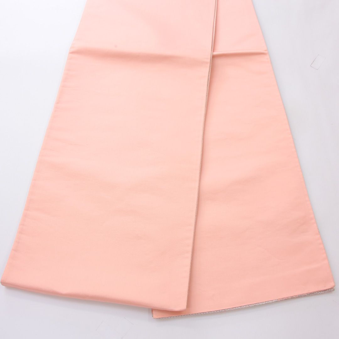 お買い得品！振袖用 袋帯 帯丈424cm 正絹 六通 桜 ピンク系 1243-02191