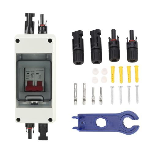ソーラーパネル切断スイッチ DC500V 20A IP65防水 回路保護 オンオフグリッド RV キャンプ 自宅用太陽光発電システム適用kk