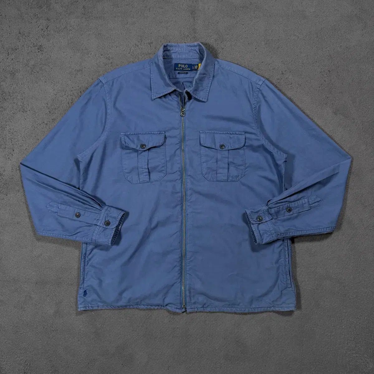ポロ ガーメントダイング シャツ ジップアップ ジャケット 10,192円