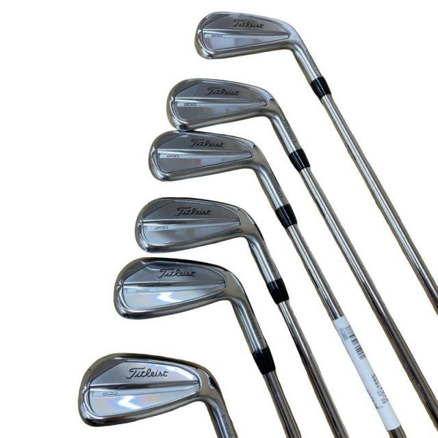 【中古】 タイトリスト Titleist T200(2023) 6S アイアンセット IR 純正特注シャフト (フレックスS) メンズ 男性用 右利き 右用 Bランク ゴルフクラブ