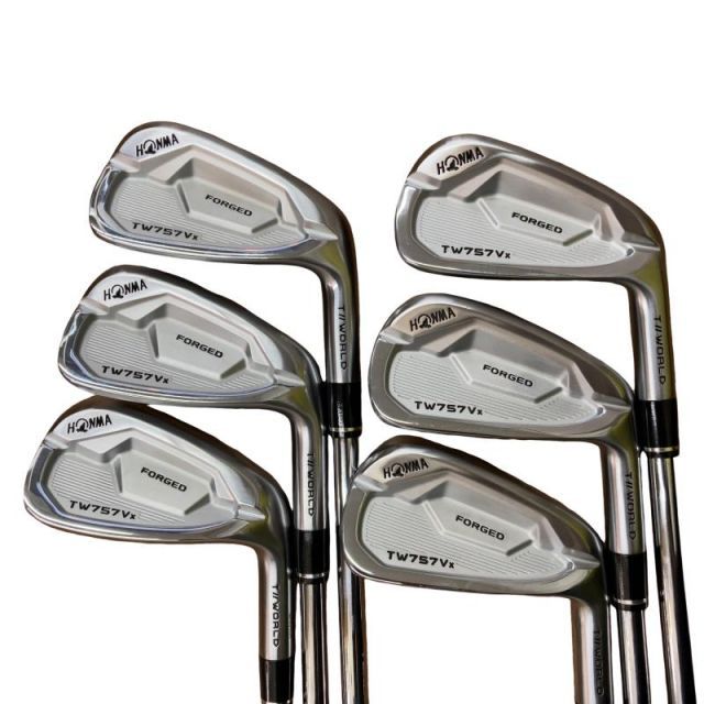 【中古】 本間ゴルフ TOUR WORLD TW757Vx 6S アイアンセット IR NS PRO MODUS3 TOUR105 (フレックスS) メンズ 男性用 右利き 右用 Cランク ゴルフクラブ