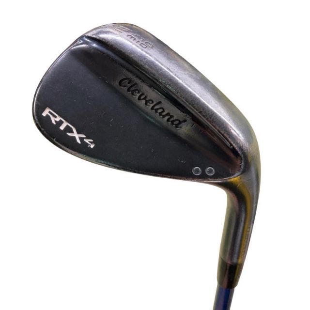 【中古】 クリーブランド Cleveland RTX-4 ブラックサテン 52°/10° MID ウェッジ WG 純正特注シャフト (フレックスS) メンズ 男性用 右利き 右用 Cランク ゴルフクラブ