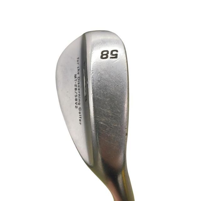 中古】 フォーティーン MT-28 V2(メッキ仕上げ) 58° ウェッジ WG