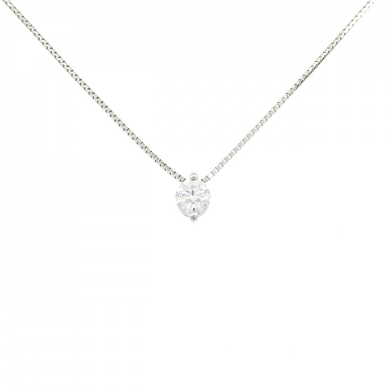 PT850 ダイヤモンド ネックレス 0.30CT D IF EXT