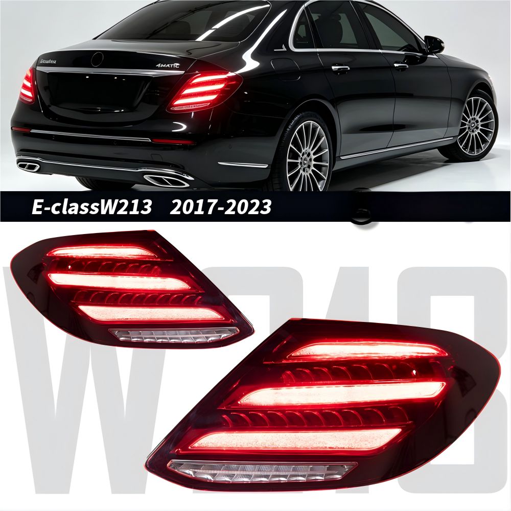 【送料無料】メルセデス・ベンツ(Mercedes-Benz) Eクラス W213 2017-23専用 テールランプ(マヨバッハスタイル/ダイヤモンドカット) LED 高輝度・視認性UP ドレスアップ効果抜群 簡単交換