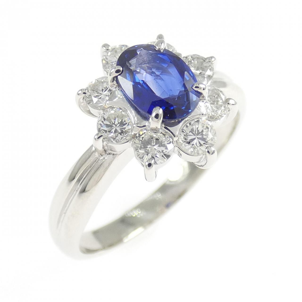 PT900 サファイヤ リング 0.74CT