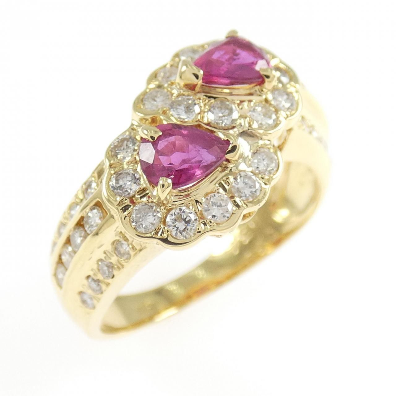 K18YG ルビー リング 0.60CT 99,330円
