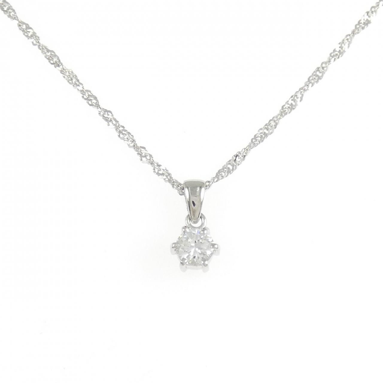 PT900/PT850 ダイヤモンド ネックレス 0.41CT