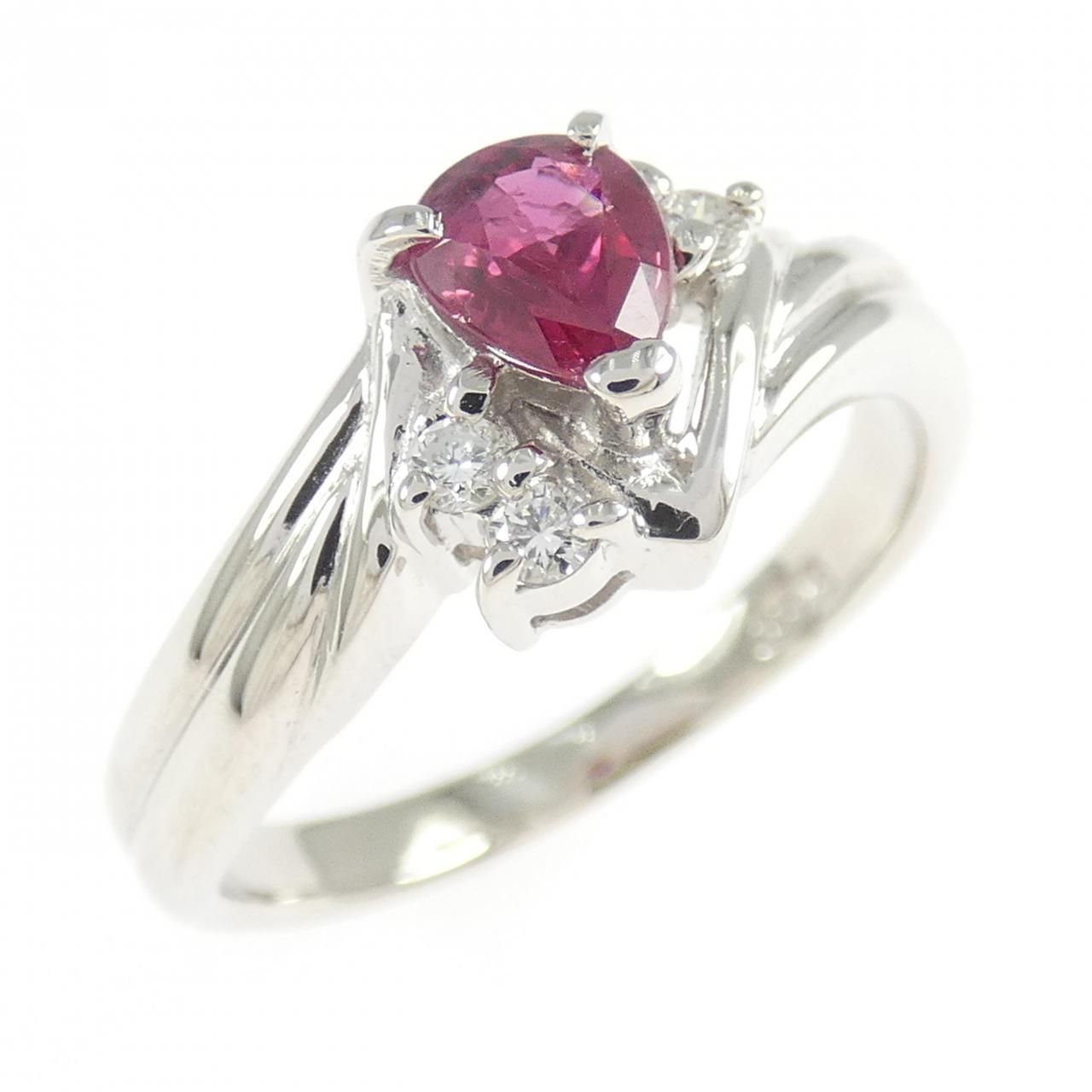 PT900 ルビー リング 0.51CT
