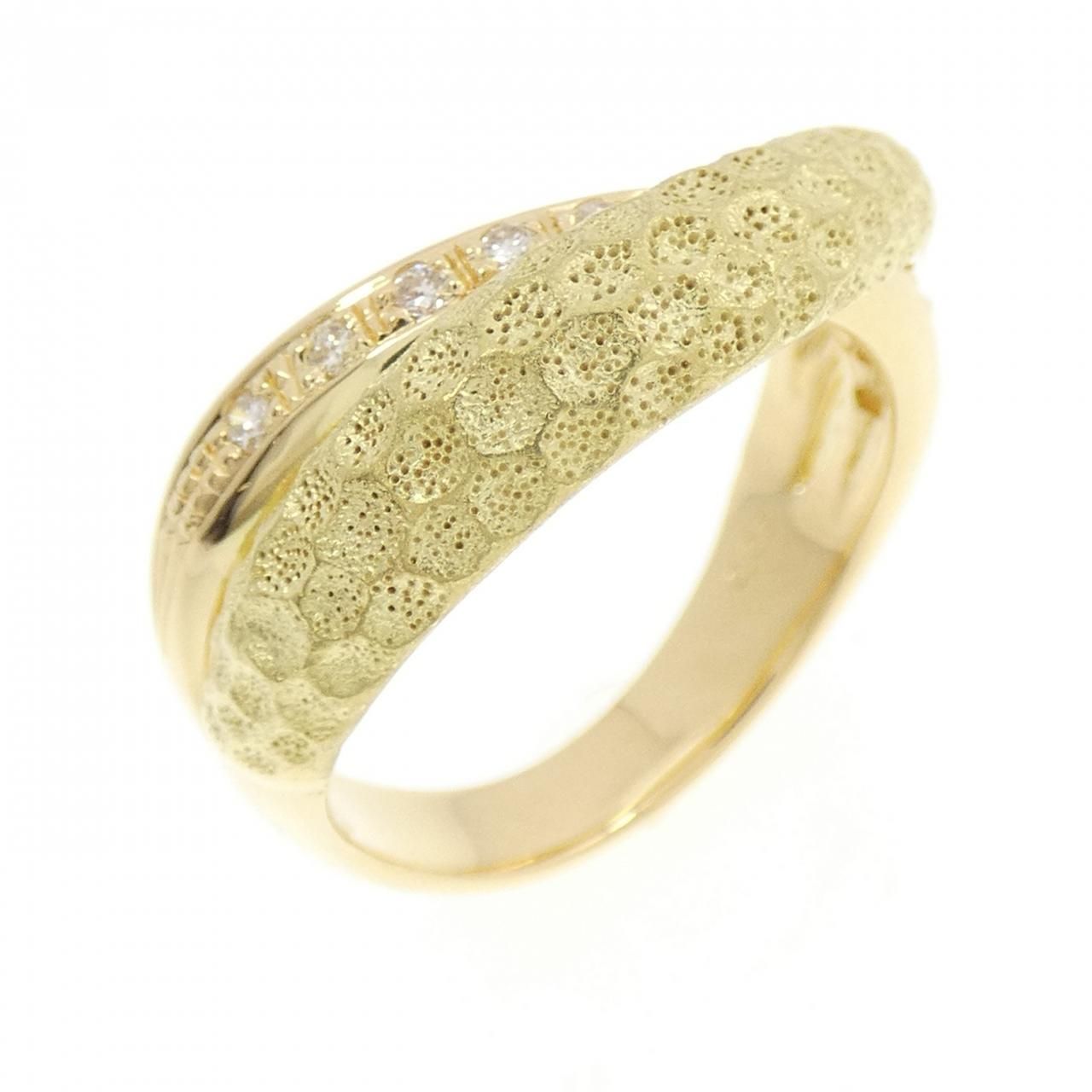 K18YG ダイヤモンド リング 0.08CT