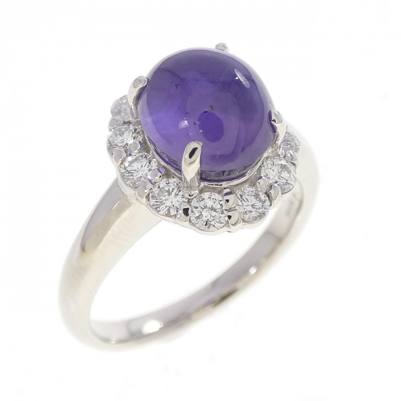 PT900 スターサファイヤ リング 4.74CT